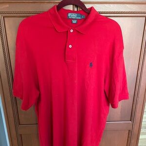 Polo by Ralph Lauren Red SS Polo. Men’s Size Large.